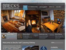 Tablet Screenshot of brecks-selfcatering-orkney.co.uk